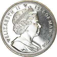 Coin, Isle of Man, Crown, 2008, Pobjoy Mint, Championnat européen de football