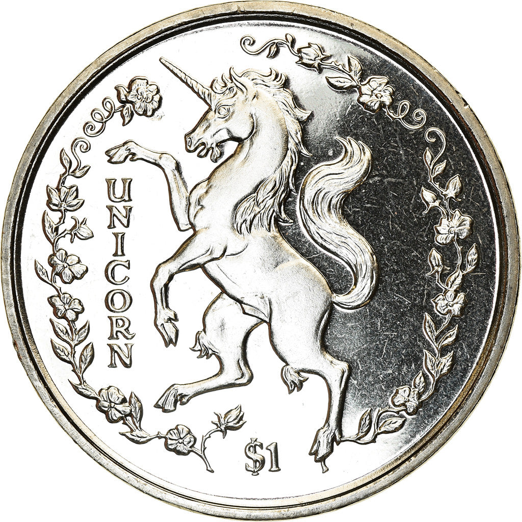 Moneta, Sierra Leone, Dollar, 1997, British Royal Mint, Licorne, SPL