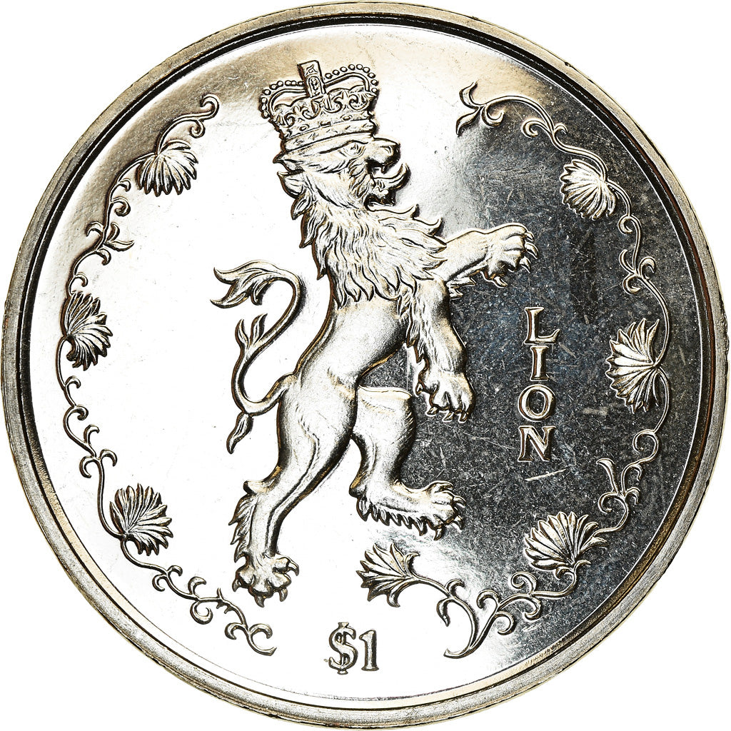 Coin, Sierra Leone, Dollar, 1997, British Royal Mint, Lion couronné, MS(63)