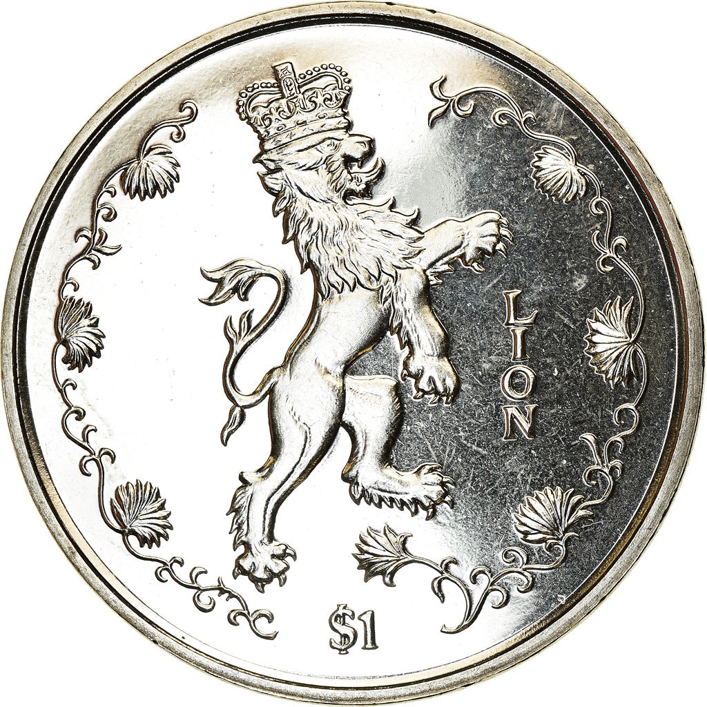 Moneda, Sierra Leona, Dollar, 1997, British Royal Mint, Lion couronné, SC