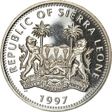 Coin, Sierra Leone, Dollar, 1997, British Royal Mint, Mère Teresa et Lady