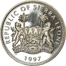 Coin, Sierra Leone, Dollar, 1997, British Royal Mint, Mère Teresa et Lady