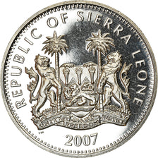 Moneta, Sierra Leone, Dollar, 2007, British Royal Mint, Eléphant, SPL