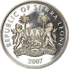 Moneta, Sierra Leone, Dollar, 2007, British Royal Mint, Eléphant, SPL