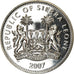 Moneta, Sierra Leone, Dollar, 2007, British Royal Mint, Zèbre, SPL