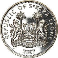 Münze, Sierra Leone, Dollar, 2007, British Royal Mint, Zèbre, UNZ