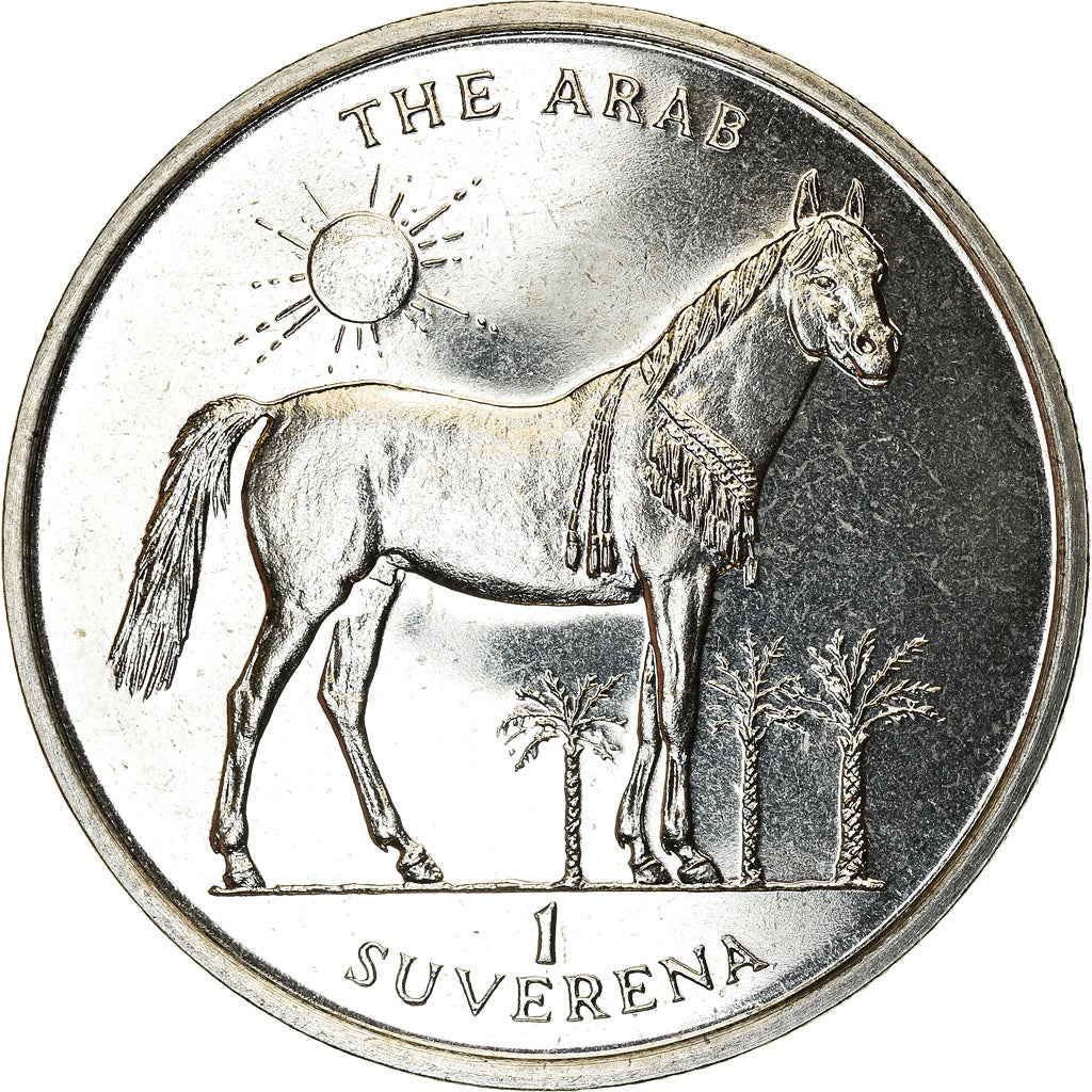 Coin, Bosnia - Herzegovina, Suverena, 1997, British Royal Mint, Cheval, MS(63)