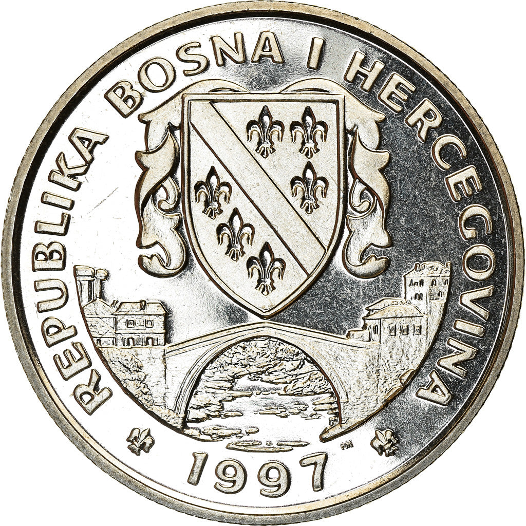 Munten, Bosnië - Herzegovina, Suverena, 1997, British Royal Mint, Cheval, UNC-