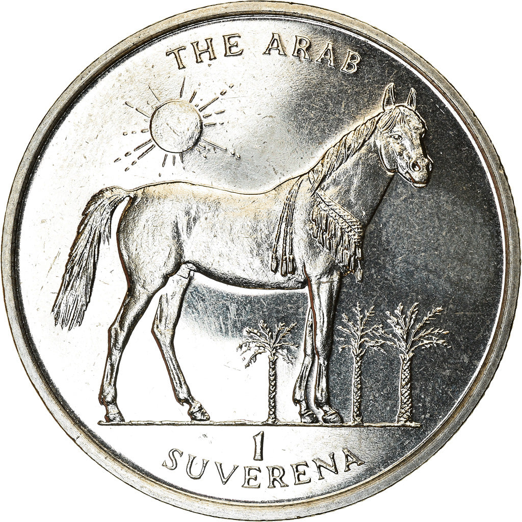 Munten, Bosnië - Herzegovina, Suverena, 1997, British Royal Mint, Cheval, UNC-