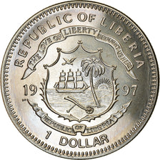 Coin, Liberia, Dollar, 1997, Operation Chastise, MS(63), Copper-nickel, KM:294