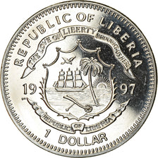 Coin, Liberia, Dollar, 1997, Operation Chastise, MS(63), Copper-nickel, KM:294