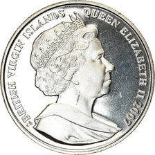 Coin, BRITISH VIRGIN ISLANDS, Elizabeth II, Dollar, 2007, Pobjoy Mint, Unis dans