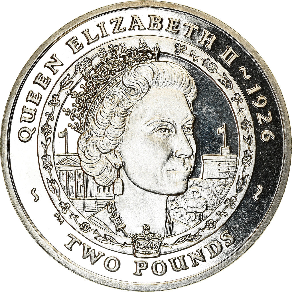 Moneta, Georgia del Sud e Isole Sandwich Meridionali, Elizabeth II, 2 Pounds