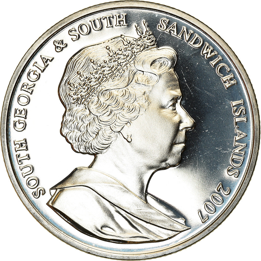 Moeda, Ilhas Geórgia do Sul e Sandwich do Sul, Elizabeth II, 2 Pounds, 2007