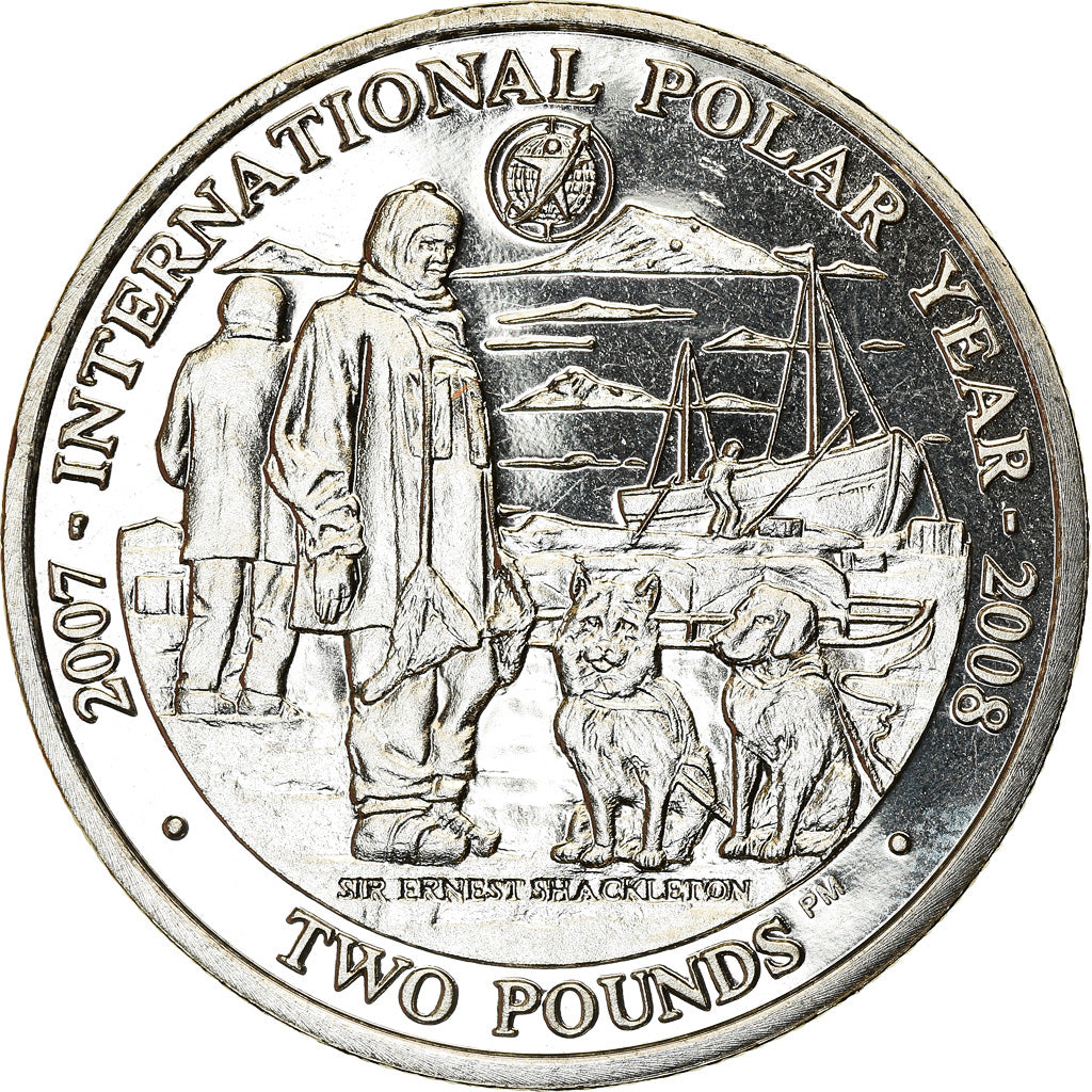 Münze, South Georgia and the South Sandwich Islands, Elizabeth II, 2 Pounds