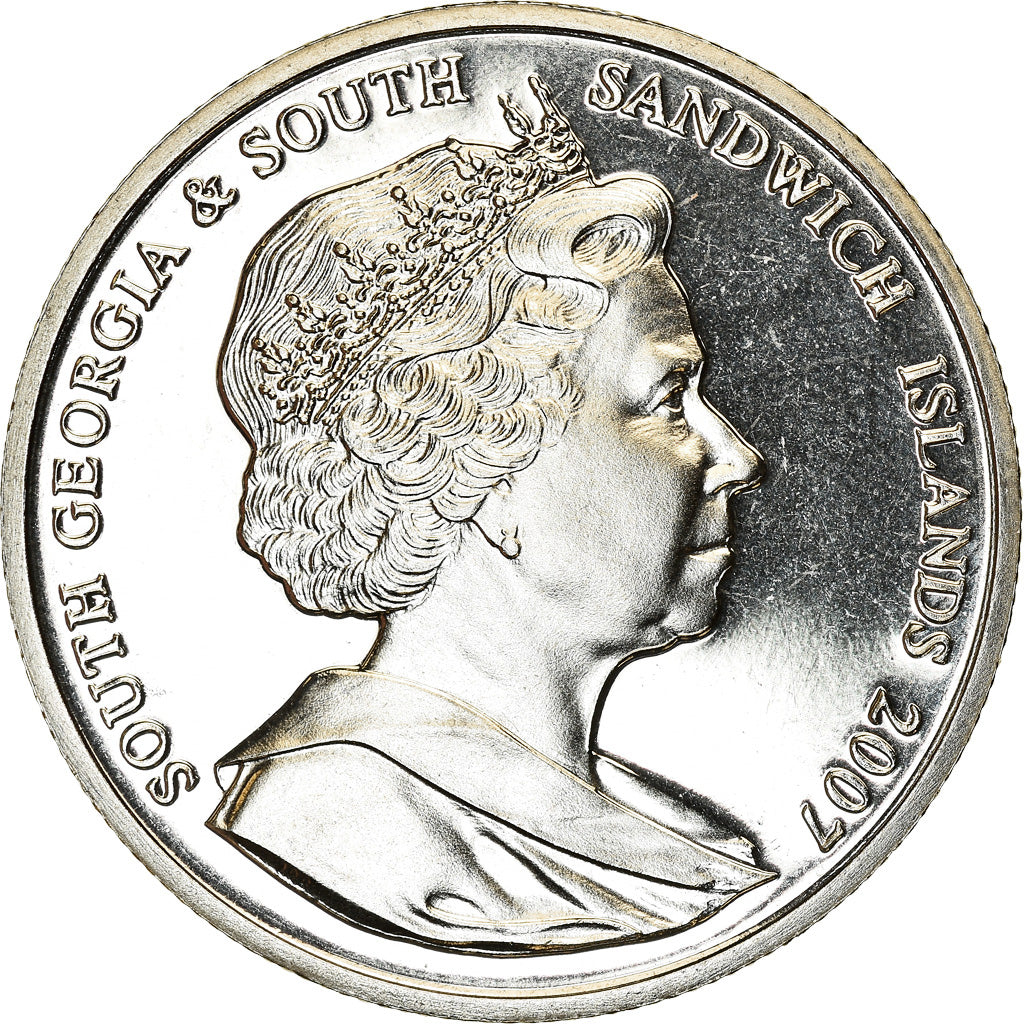 Moneda, Islas Georgias del Sur y Sandwich del Sur, Elizabeth II, 2 Pounds, 2007
