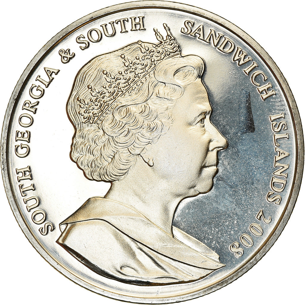 Moneta, Południowa Gruzja i Południowe Wyspy Sandwich, Elizabeth II, 2 Pounds