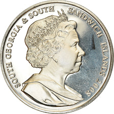 Moneta, Południowa Gruzja i Południowe Wyspy Sandwich, Elizabeth II, 2 Pounds