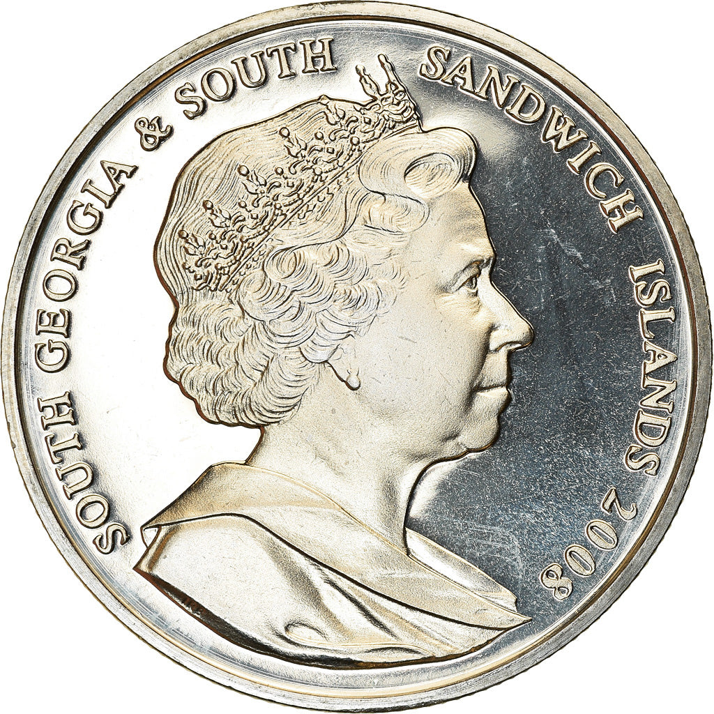 Munten, Zuid Georgia en de Zuidelijke Sandwich Eilanden, Elizabeth II, 2 Pounds