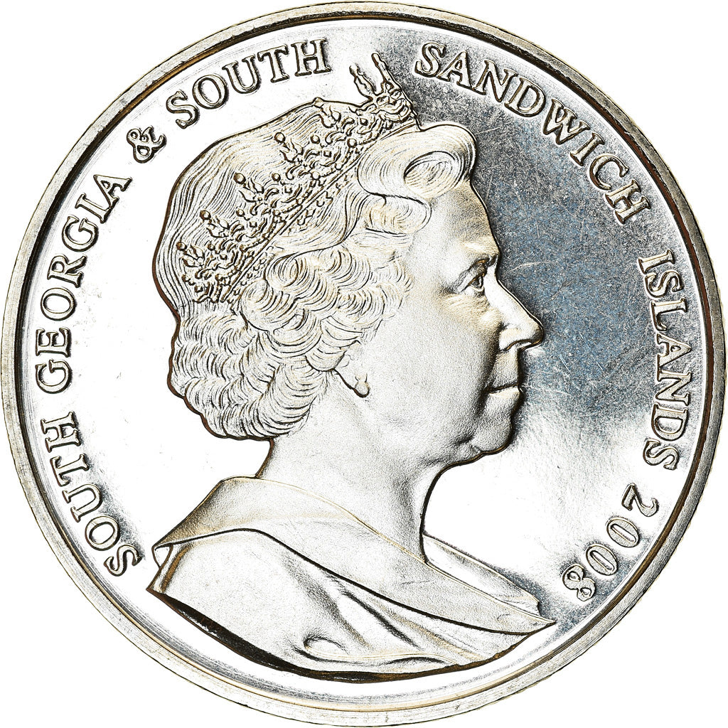 Moneta, Południowa Gruzja i Południowe Wyspy Sandwich, Elizabeth II, 2 Pounds