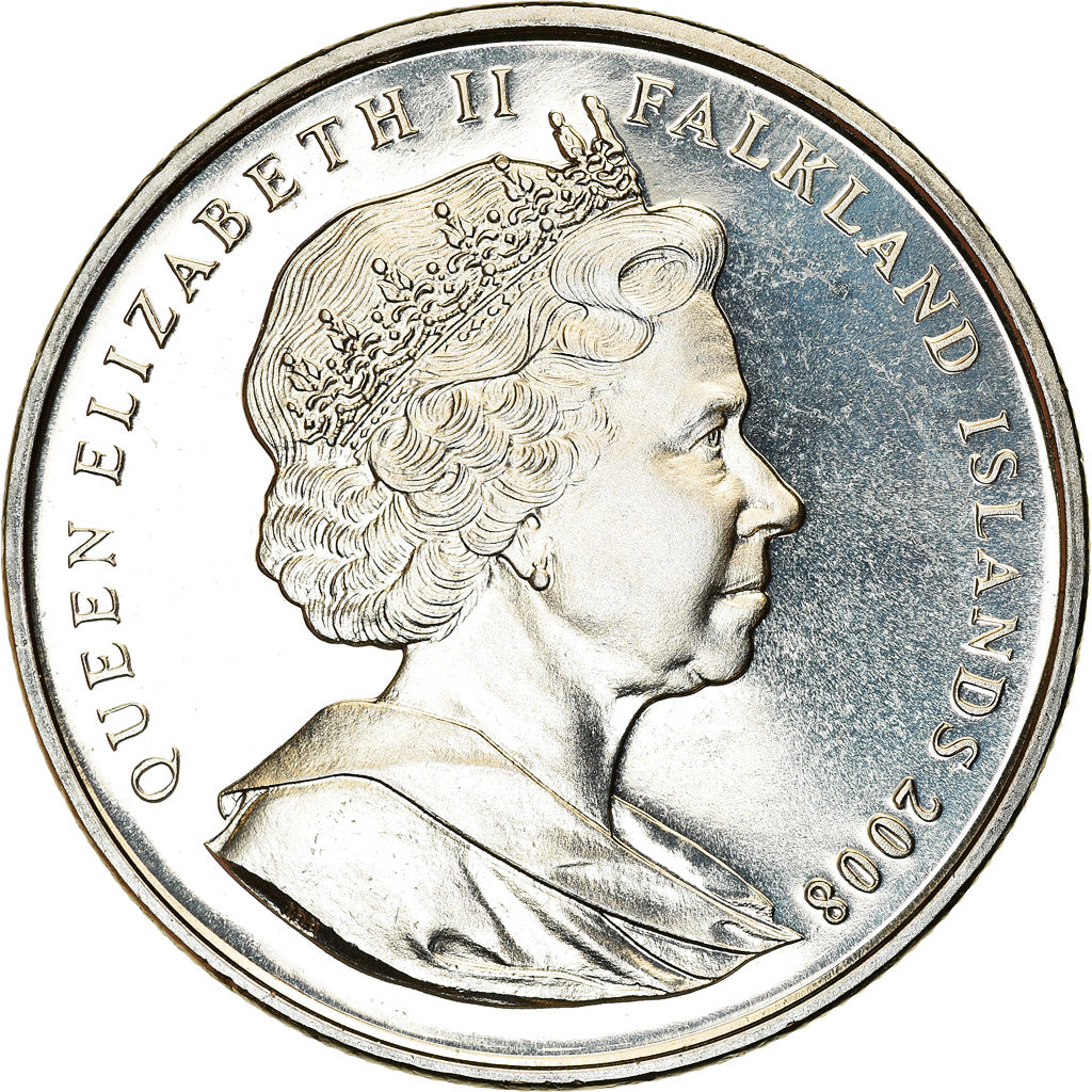 Coin, Falkland Islands, Crown, 2008, 90ème anniversaire de la Royal Air Force