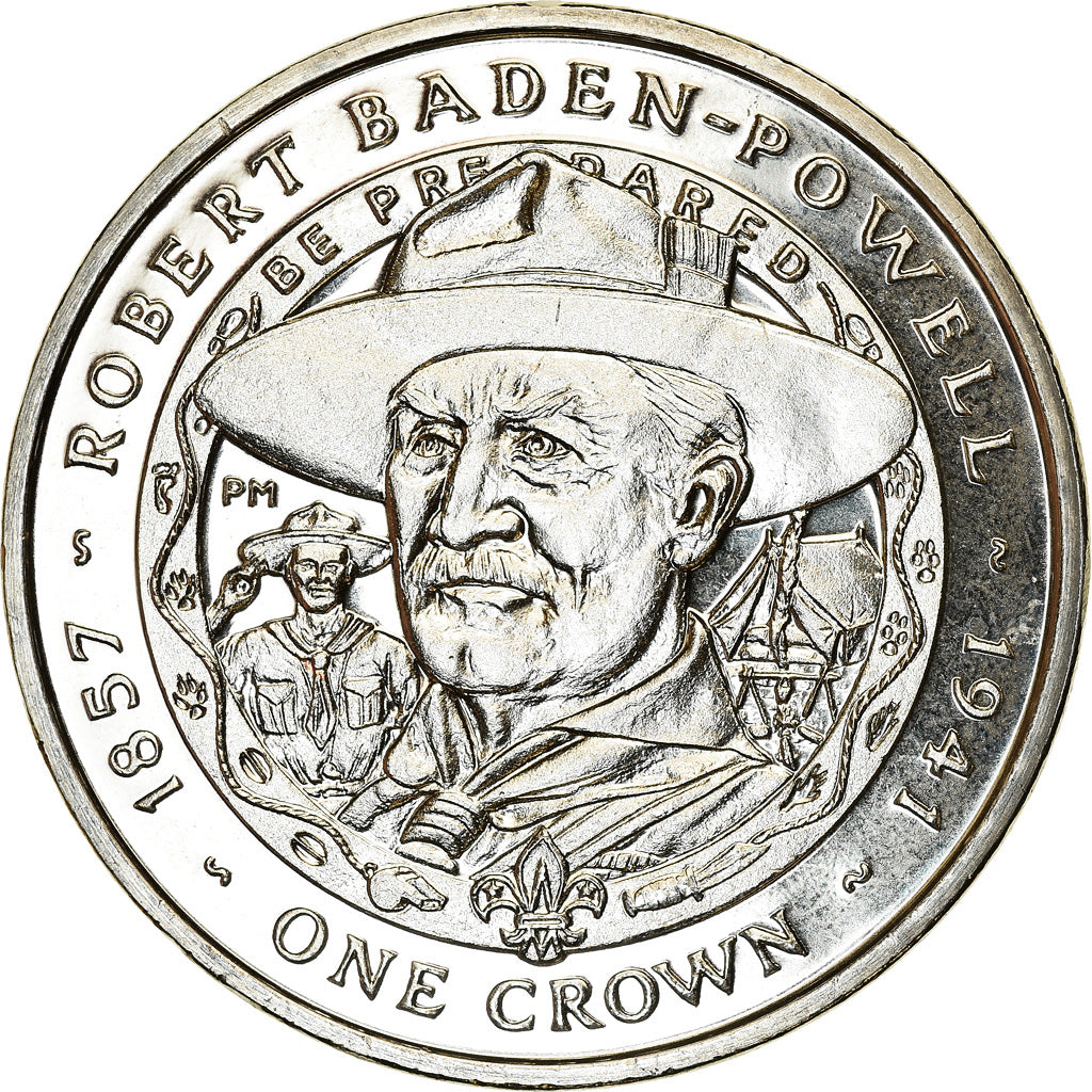 Coin, Falkland Islands, Elizabeth II, Crown, 2007, Pobjoy Mint, Robert