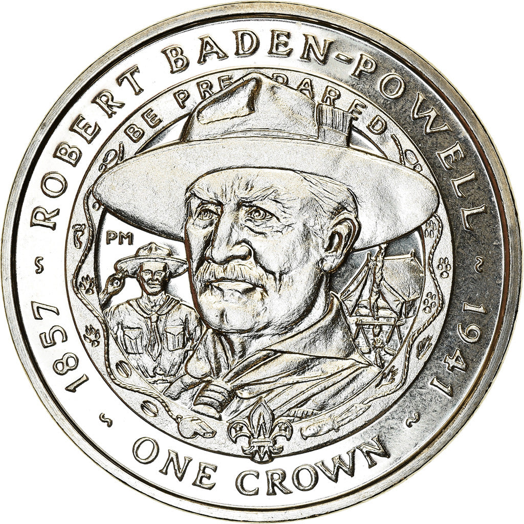 Coin, Falkland Islands, Elizabeth II, Crown, 2007, Pobjoy Mint, Robert