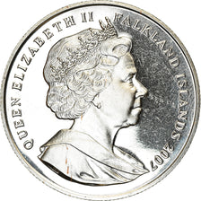 Münze, Falkland Islands, Elizabeth II, Crown, 2007, Pobjoy Mint, 25ème