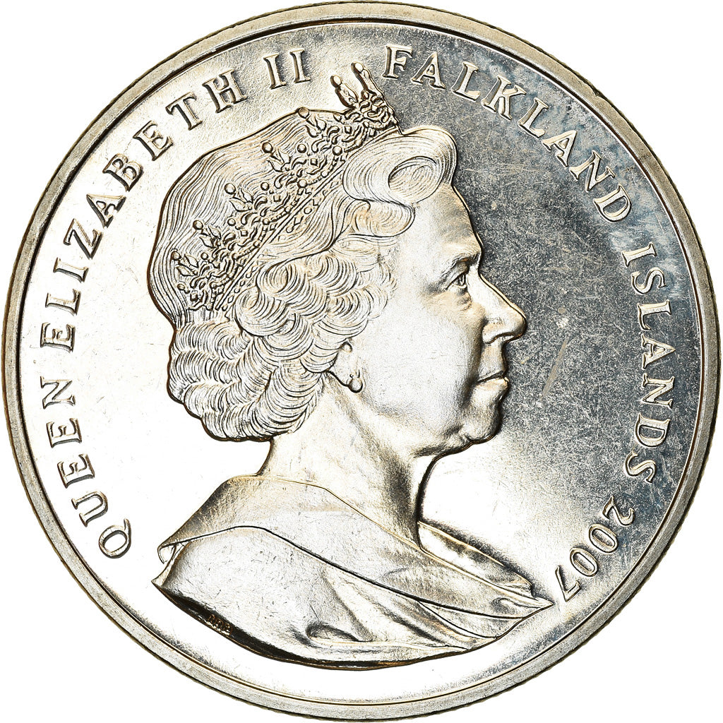 Coin, Falkland Islands, Crown, 2007, 25ème anniversaire de la libération -