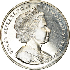 Coin, Falkland Islands, Crown, 2007, 25ème anniversaire de la libération -
