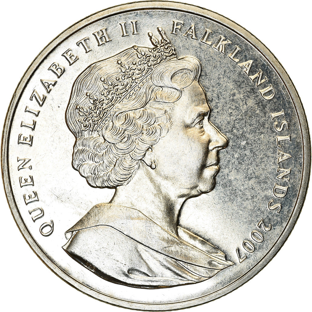 Coin, Falkland Islands, Crown, 2007, 25ème anniversaire de la libération -