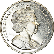 Coin, Falkland Islands, Crown, 2007, 25ème anniversaire de la libération -