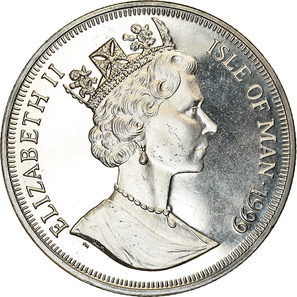 Coin, Isle of Man, Elizabeth II, Crown, 1999, Pobjoy Mint, Jour de l'armistice