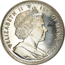 Coin, Isle of Man, Elizabeth II, Crown, 2003, Pobjoy Mint, 100ème anniversaire