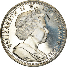 Munten, Eiland Man, Elizabeth II, Crown, 2003, Pobjoy Mint, 100ème anniversaire