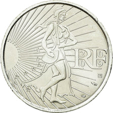 Moneta, Francja, 10 Euro, 2009, Paris, MS(63), Srebro, KM:1675