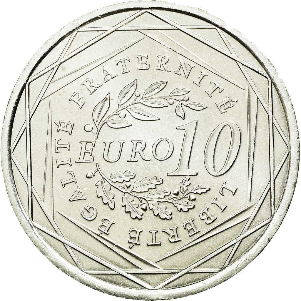 Coin, France, 10 Euro, 2009, Paris, MS(63), Silver, KM:1675