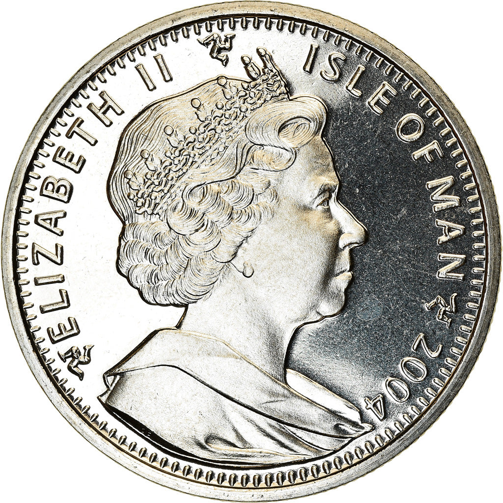 Coin, Isle of Man, Elizabeth II, Crown, 2004, Pobjoy Mint, Trafalgar -