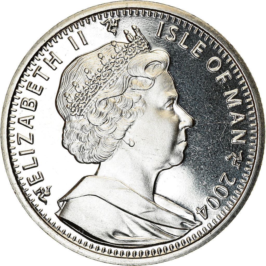 Coin, Isle of Man, Elizabeth II, Crown, 2004, Pobjoy Mint, Trafalgar -