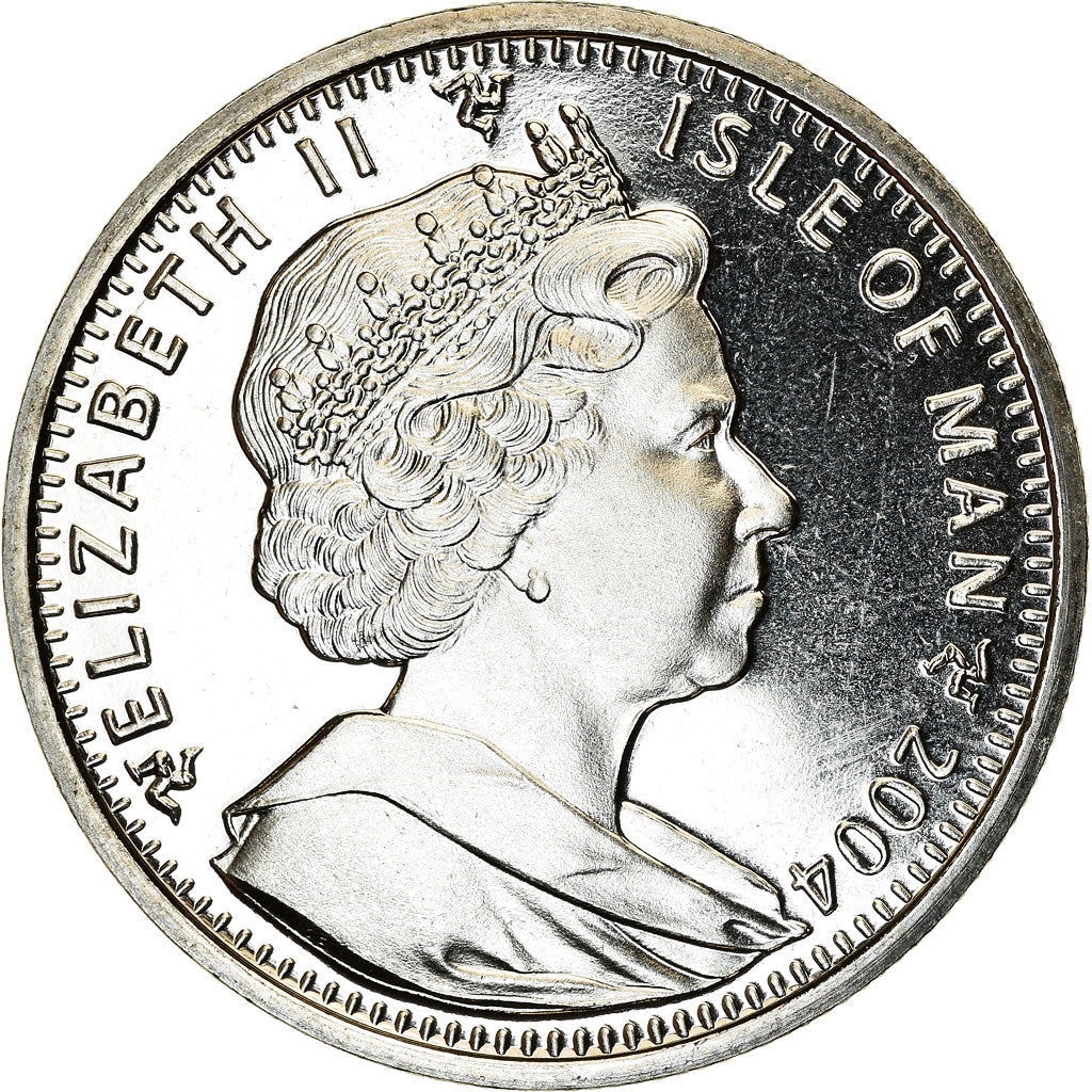 Coin, Isle of Man, Elizabeth II, Crown, 2004, Pobjoy Mint, Trafalgar -