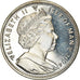 Coin, Isle of Man, Elizabeth II, Crown, 2004, Pobjoy Mint, 60ème anniversaire