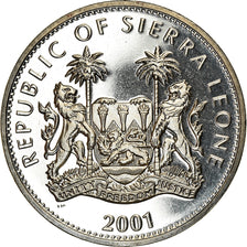 Coin, Sierra Leone, Dollar, 2001, Pobjoy Mint, Félins - Panthère, MS(63)