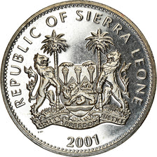 Coin, Sierra Leone, Dollar, 2001, Pobjoy Mint, Félins - Panthère, MS(63)