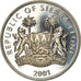 Münze, Sierra Leone, Dollar, 2001, Pobjoy Mint, The big five - Eléphants, UNZ