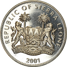 Münze, Sierra Leone, Dollar, 2001, Pobjoy Mint, The big five - Léopard, UNZ