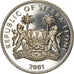 Münze, Sierra Leone, Dollar, 2001, Pobjoy Mint, The big five - Léopard, UNZ