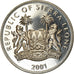 Moneta, Sierra Leone, Dollar, 2001, Pobjoy Mint, The big five - Léopard