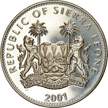 Moneta, Sierra Leone, Dollar, 2001, Pobjoy Mint, The big five - Léopard, SPL
