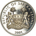 Moneta, Sierra Leone, Dollar, 2001, Pobjoy Mint, The big five - Lion, SPL