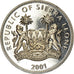 Moneta, Sierra Leone, Dollar, 2001, Pobjoy Mint, The big five - Lion, SPL